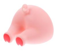 HEMOTON Gancio a Coda di Maiale Cartoon Autoadesivo per Parete Rosa | Vinile e ABS, Installazione Facile, per Lanyard e Cappotti, Stile Minimalista Contemporaneo