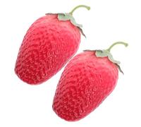 HEMOTON Giocattolo Cognitivo Shaker Musicale Con Cannuccia Di Fragola Strumento A Percussione Per Bambini Apprendimento Precoce Sviluppo Del Senso Del Ritmo