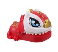 HEMOTON Giocattolo da Mordere Portatile con Design Leone Cinese Gioco Interattivo per Feste Stimola Divertimento di Gruppo con Azione di Realistica