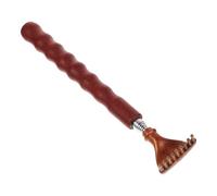 HEMOTON Grattaschiena Telescopico in Rosso con Massaggiatore Martello Strumento Portatile per Sollievo dal Prurito e Massaggio Corpo Accessorio Domestico per Dolori Schiena e Relax