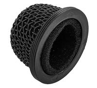 HEMOTON Griglia del microfono auricolare supporto per microfono manicotto braccio per microfono tn nere sostituzione del microfono testine in mesh per microfono in metallo Black