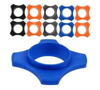 HEMOTON Gusci Protettivi Antiscivolo in Gomma per Microfono Wireless 16 Anelli Protezione Antiroll e Anticaduta per Microfono Portatile per Sessioni Ktv e Performance