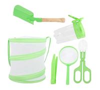HEMOTON Habitat per Farfalle con Gabbia e Rete Resistente Kit Insetti per Esplorazioni All Aperto con Pinza Lente Ingrandimento Bottiglia Raccoglitrice e Pala per Osservazione Sicura e