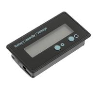 HEMOTON Indicatore Carica Batteria Nero Abs Voltometro per Misurare | Diagnosi stato Batteria, Letture Accurate, Leggero in Pvc e Componenti Elettrici