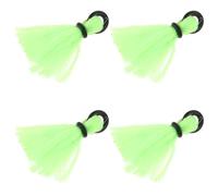 HEMOTON Indicatori di Attacco Galleggiante da Pesca alla Carpa Set 4 Pezzi Verde ad Alta visibilità Accessori Portatili per Pesca a Mosca in Acqua Dolciastre e Salata e Persico