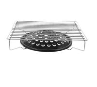 HEMOTON Inossidabile per Barbecue per Cottura Esterna Rettangolare Resistente e per Barbecue Quotidiani