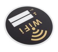 HEMOTON Insegna in Acrilico Wifi da Parete per Bagno Pubblico e Hotel, Decorazione Pratica e Robusta, Cartello Password Rete per Famiglie e Amici