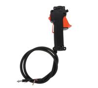 HEMOTON Interruttore Acceleratore Del Tosaerba Grilletto Dell'acceleratore Sostituzione Manopola Di Comando Dell'acceleratore Taglia Maniglia Parti Decespugliatore Nero Plastica