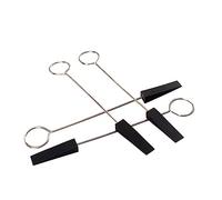 HEMOTON Kit Accordatura Pianoforte 4 Pezzi Diapason Muto in Acciaio Inossidabile e Gomma, Accessori per Strumenti per Accordare Pianoforte Meccanico, Set Sordina per Musica Professionale