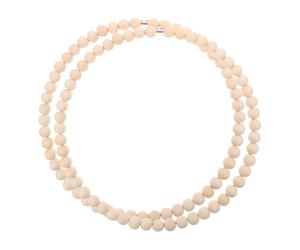 HEMOTON Kit Ghirlanda Fai da Te 2 Pezzi Anello Circolare in Metallo 30 Cm e Corona di Perline in Legno Resistente per Decorazioni Natalizie, Halloween e Festa, per Porta e Giardino