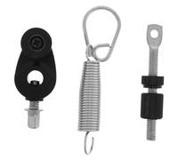 HEMOTON Kit Molla Tendicatena Per Grancassa Batteria Molla Elastica Resistente e Gancio Nero Compatibile Con Meccanismi Strumenti Percussione Accessorio Bass Drum Di Alta Tenuta Facile