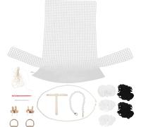 HEMOTON Kit per Realizzare Borsa Donna Tracolla Fai-da-Te Materiali in Lana e Accessori Creativi per Borse Uncinetto per Bag Making e Progetti DIY