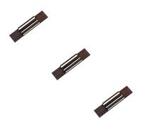 HEMOTON Kit Ponte Per Ukulele Da 3 Pezzi Ponte A Sella in Palissandro 4 Corde Facile Installazione Tonalità Caffè