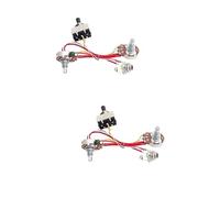 HEMOTON Kit Potenziometri 2 Pz Kit Di Cablaggio Per Chitarra Elettrica Prewired Harness Chitarra Elettrica Cablaggio Precablato k Cablaggio Per Chitarra La Chitarra Suite