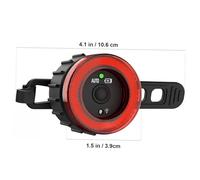 HEMOTON Luce Posteriore Bicicletta Ricaricabile Fanale LED Sensore Automatico e Resistente per Mountain Bike e Corsa Visibilità Notturna Potenziata