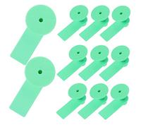 HEMOTON Marcatori Auricolari per Bestiame, Segni per Pecora e Capra in Tpu e Rame, Tonalità Verde, 100 Set, Pratici per Gestione Allevamento