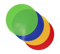 HEMOTON Marcatori per Campi da Tennis e Calcio Portatili in PVC 4 Pezzi Alta visibilità per Allenamenti e Giochi All'aperto Set per Allenamenti e Giochi All'aperti