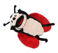 HEMOTON Marionetta da Mano Coccinella in Peluche Cotone Pp, Burattino Interattivo e Adulti, Giocattolo Educativo per Narrazione e Sviluppo Capacità Motorie Genitore-figlio
