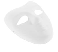 HEMOTON Maschera di Carta Bianca per Carnevale Design Unico Dipinto a Mano, Esperienza Creativa DIY Ispirata al Volto Dell'opera di Pechino per Spettacoli Teatrali ed Esposizioni