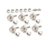 HEMOTON Meccaniche Di Ricambio Per Chitarra 6 Pezzi Con Chiavi Di Bloccaggio Finitura Per Chitarre Acustiche