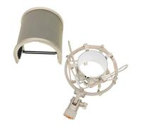 HEMOTON Microfono Isolamento con Filtro Pop U e Supporto Antivibrazione Copertura Antivento e Schermo Acustico Accessori Professionali per Registrazione Vocale e Streaming