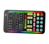 HEMOTON Mini Scheda Audio Per Telefono Cellulare Strumento Portatile Per Cambiare La Voce Tramite Connessione Al Computer Per Trasmissioni in Diretta e Registrazione