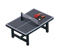 HEMOTON Miniatura Pong per Accessori per Decorazione Casa delle con Tavolo Racchette e Palline per Giocattoli e Speciali
