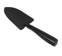 HEMOTON Pala da Giardino in Acciaio al Manganese Leggera e Compatta con Manico Ergonomico Multiuso per Setacciare Terra Sabbia e Lettiere per Orto Spiaggia e Cura del Giardino Nero