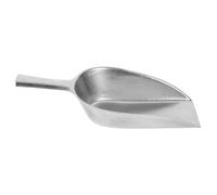 HEMOTON pala per cibo paletta per l'alimentazione del bestiame di grandi dimensioni pala di riso foraggio scoop paletta in alluminio cucchiaio di riso scola riso Silver