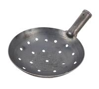 HEMOTON Paletta per Letame in Metallo da 23 Cm con Setaccio, Mestolo per Pulizia Grondaie e Stagni, Attrezzo per Rimozione Fango e Foglie, Utensile per Giardinaggio e Manutenzione