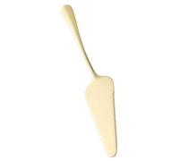 HEMOTON Paletta per torte in acciaio inox, per torte, frutta, pizza, formaggio, panna, dorata chiaro, per trasferimento, taglio