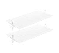 HEMOTON Pannello Divisorio in Griglia Plastica per Acquario Vassoio per Fioriere da Divisori in Plastica Forma per Uova Vassoio Inferiore per Vasi da Griglia per Piantine