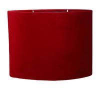 HEMOTON Paralume in Rosso in Velluto Rivestimento Interno E27 E14, Resistente e Vintage per Lampade da Tavolo per Decorazione Casa
