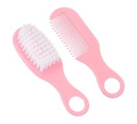 HEMOTON Pettine e Spazzola Per Ragazzo Ragazza Ragazza Rosa Tpe Design Liscio Antistatico Per Massaggi e Cura Dei Capelli Delicati Facile Da Pulire