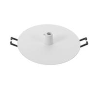 HEMOTON Piastra Copertura per Sospensione, Copertura per Plafoniera, Metallo Bianco, Rotonda e Piatta, 55-90mm, per Modulo LED e Base Downlight, Ricambio per Ristrutturazioni Domestiche