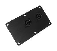 HEMOTON Piastra Jack Audio in Alluminio con Doppio Connettore Xlr Piastra Terminale per Casse Acustiche Retro Pannello Collegamento per Impianti Audio Casa e Auto Resistente e Facile da