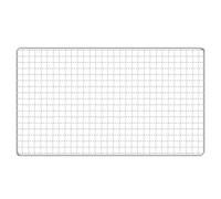 Hemoton Piazze in acciaio inox Fori per barbecue Griglia a rete Multiuso per