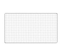 Hemoton Piazze in acciaio inox Fori per barbecue Griglia a rete Multiuso per