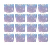 HEMOTON Pirottini di Carta per Cupcake Porpora 100 Pezzi Resistenti Antiaderenti per Dolci e Piccoli Dolci Feste e Shower