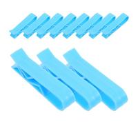 HEMOTON Plastica PP Clip per Sacchi Immondizia 100 Pezzi | Cestino e Rivestimento, Bordo Arrotondato Liscio, Scelta Antiruggine per Ufficio e Toilette