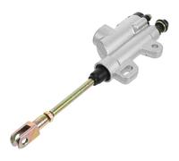 HEMOTON Pompa Freno Posteriore Risposta Rapida Cilindro Idraulico in Metallo e Frenata Affidabile Argento per Moto Atv per Fuoristrada