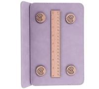 HEMOTON Porta Schemi per Maglieria Pieghevole, Porta Schemi con Magneti, Securely Holds Patterns, 1 Set, Legno Rivestito, per On-The-Go Crafting Sessions