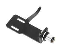 HEMOTON Portatestina Accessorio Sostitutivo in Lega di Alluminio Nero per Giradischi Supporto Stabile e Installazione Facile 65mm per Piattaforma Girevole Dj