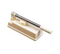 HEMOTON Pressa per Sfoglia di Dumpling in Abs e Acciaio Inox Manico Allungato Facile da Usare, Strumento per Preparare Ravioli e Tortillas in Cucina Bianca
