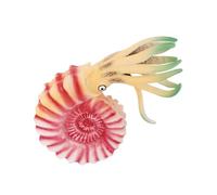 HEMOTON Riproduzione Nautilus Simulata in Plastica Resistente, Giocattolo e Decorazione per Acquari, Animale Marino Realistico per Uso Educativo e Ambienti Domestici