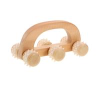 HEMOTON Rulli in Legno Portatile per Stimolazione Manuale Corpo e Mani Piccolo e Durevole per Casa e Viaggio Decorazione da Tavolo Regalo Professionale per Benessere Cervicale e Muscolare