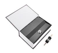 HEMOTON Scatola Sicura Forma Di Libro Vintage Con Lucchetto Contenitore Per Valori e Gioielli Design Elegante Per Casa e Ufficio Realizzata e Ottima Per Viaggi e Uso Quotidiano