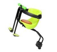 HEMOTON Seggiolino per Ragazzo Ragazza Anteriore Bici Sicurezza Corrimano Smontabile Regolabile Supporto Pieghevole Adatto 2-4 Anni Verde