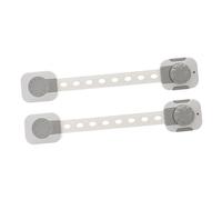 HEMOTON Serratura di Protezione Multifunzione per Armadio, Blocco di Sicurezza per Piccoli, Lucchetto Anti-pizzicamento per Mani dei Piccoli, Adatto per Ante di Armadietti e Cassetti