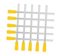 HEMOTON Set 10 Mazzuoli Triangolari in Metallo Per Campanelli Da Cena Esterni e Classe, Battitori a Percussione Ritmica Resistenti e Decorativi Per Cene, Picnic e Eventi